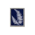 Picture of Fern on blue II _GroupedProduct_Rectangle_Portrait_Framed_Matted_