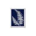 Picture of Fern on blue II _GroupedProduct_Rectangle_Portrait_Framed_Matted_