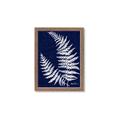 Picture of Fern on blue II _GroupedProduct_Rectangle_Portrait_Framed_Matted_