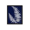 Picture of Fern on blue II _GroupedProduct_Rectangle_Portrait_Framed_Matted_