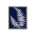 Picture of Fern on blue II _GroupedProduct_Rectangle_Portrait_Framed_Matted_