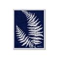 Picture of Fern on blue II _GroupedProduct_Rectangle_Portrait_Framed_Matted_