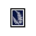 Picture of Fern on blue II _GroupedProduct_Rectangle_Portrait_Framed_Matted_