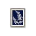Picture of Fern on blue II _GroupedProduct_Rectangle_Portrait_Framed_Matted_