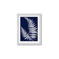 Picture of Fern on blue II _GroupedProduct_Rectangle_Portrait_Framed_Matted_