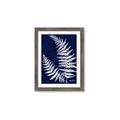 Picture of Fern on blue II _GroupedProduct_Rectangle_Portrait_Framed_Matted_