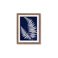 Picture of Fern on blue II _GroupedProduct_Rectangle_Portrait_Framed_Matted_