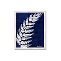 Picture of Fern on blue I  _GroupedProduct_Rectangle_Portrait_Framed_Matted_