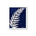Picture of Fern on blue I  _GroupedProduct_Rectangle_Portrait_Framed_Matted_
