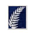 Picture of Fern on blue I  _GroupedProduct_Rectangle_Portrait_Framed_Matted_