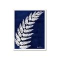 Picture of Fern on blue I  _GroupedProduct_Rectangle_Portrait_Framed_Matted_