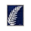 Picture of Fern on blue I  _GroupedProduct_Rectangle_Portrait_Framed_Matted_