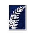 Picture of Fern on blue I  _GroupedProduct_Rectangle_Portrait_Framed_Matted_