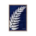 Picture of Fern on blue I  _GroupedProduct_Rectangle_Portrait_Framed_Matted_