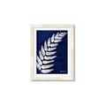Picture of Fern on blue I  _GroupedProduct_Rectangle_Portrait_Framed_Matted_