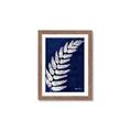 Picture of Fern on blue I  _GroupedProduct_Rectangle_Portrait_Framed_Matted_