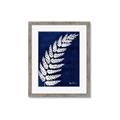 Picture of Fern on blue I  _GroupedProduct_Rectangle_Portrait_Framed_Matted_
