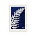 Picture of Fern on blue I  _GroupedProduct_Rectangle_Portrait_Framed_Matted_