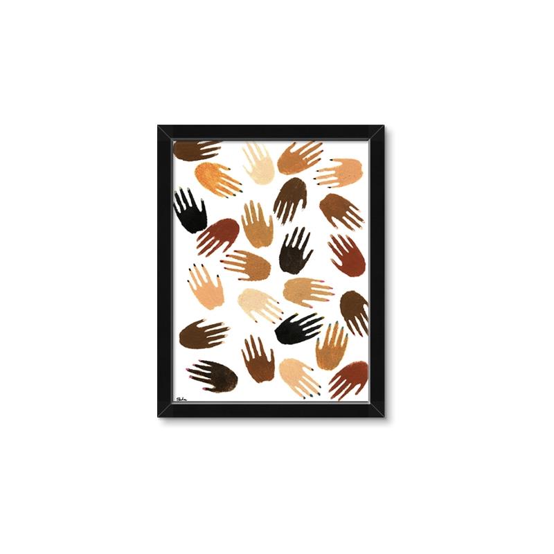 Picture of Helping Hands _GroupedProduct_Rectangle_Portrait_Framed_Matted_