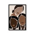 Picture of 3 Gals _GroupedProduct_Rectangle_Portrait_Framed_Matted_