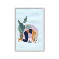 Picture of Yoga Girl II  _GroupedProduct_Rectangle_Portrait_Framed_Matted_