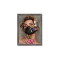 Picture of Masked Girl II _GroupedProduct_Rectangle_Portrait_Framed_Matted_