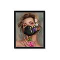Picture of Masked Girl II _GroupedProduct_Rectangle_Portrait_Framed_Matted_