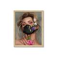 Picture of Masked Girl II _GroupedProduct_Rectangle_Portrait_Framed_Matted_