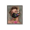 Picture of Masked Girl II _GroupedProduct_Rectangle_Portrait_Framed_Matted_