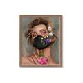 Picture of Masked Girl II _GroupedProduct_Rectangle_Portrait_Framed_Matted_