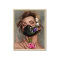 Picture of Masked Girl II _GroupedProduct_Rectangle_Portrait_Framed_Matted_