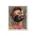 Picture of Masked Girl II _GroupedProduct_Rectangle_Portrait_Framed_Matted_