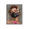 Picture of Masked Girl II _GroupedProduct_Rectangle_Portrait_Framed_Matted_