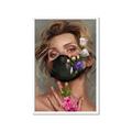 Picture of Masked Girl II _GroupedProduct_Rectangle_Portrait_Framed_Matted_