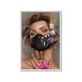 Picture of Masked Girl II _GroupedProduct_Rectangle_Portrait_Framed_Matted_