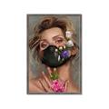 Picture of Masked Girl II _GroupedProduct_Rectangle_Portrait_Framed_Matted_