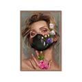 Picture of Masked Girl II _GroupedProduct_Rectangle_Portrait_Framed_Matted_