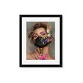Picture of Masked Girl II _GroupedProduct_Rectangle_Portrait_Framed_Matted_
