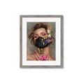 Picture of Masked Girl II _GroupedProduct_Rectangle_Portrait_Framed_Matted_