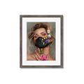 Picture of Masked Girl II _GroupedProduct_Rectangle_Portrait_Framed_Matted_