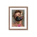 Picture of Masked Girl II _GroupedProduct_Rectangle_Portrait_Framed_Matted_