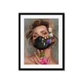 Picture of Masked Girl II _GroupedProduct_Rectangle_Portrait_Framed_Matted_