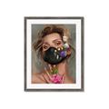 Picture of Masked Girl II _GroupedProduct_Rectangle_Portrait_Framed_Matted_