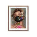 Picture of Masked Girl II _GroupedProduct_Rectangle_Portrait_Framed_Matted_