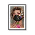 Picture of Masked Girl II _GroupedProduct_Rectangle_Portrait_Framed_Matted_