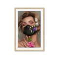 Picture of Masked Girl II _GroupedProduct_Rectangle_Portrait_Framed_Matted_