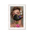 Picture of Masked Girl II _GroupedProduct_Rectangle_Portrait_Framed_Matted_