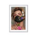 Picture of Masked Girl II _GroupedProduct_Rectangle_Portrait_Framed_Matted_