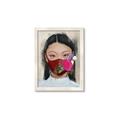 Picture of Masked Girl III _GroupedProduct_Rectangle_Portrait_Framed_Matted_