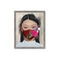 Picture of Masked Girl III _GroupedProduct_Rectangle_Portrait_Framed_Matted_